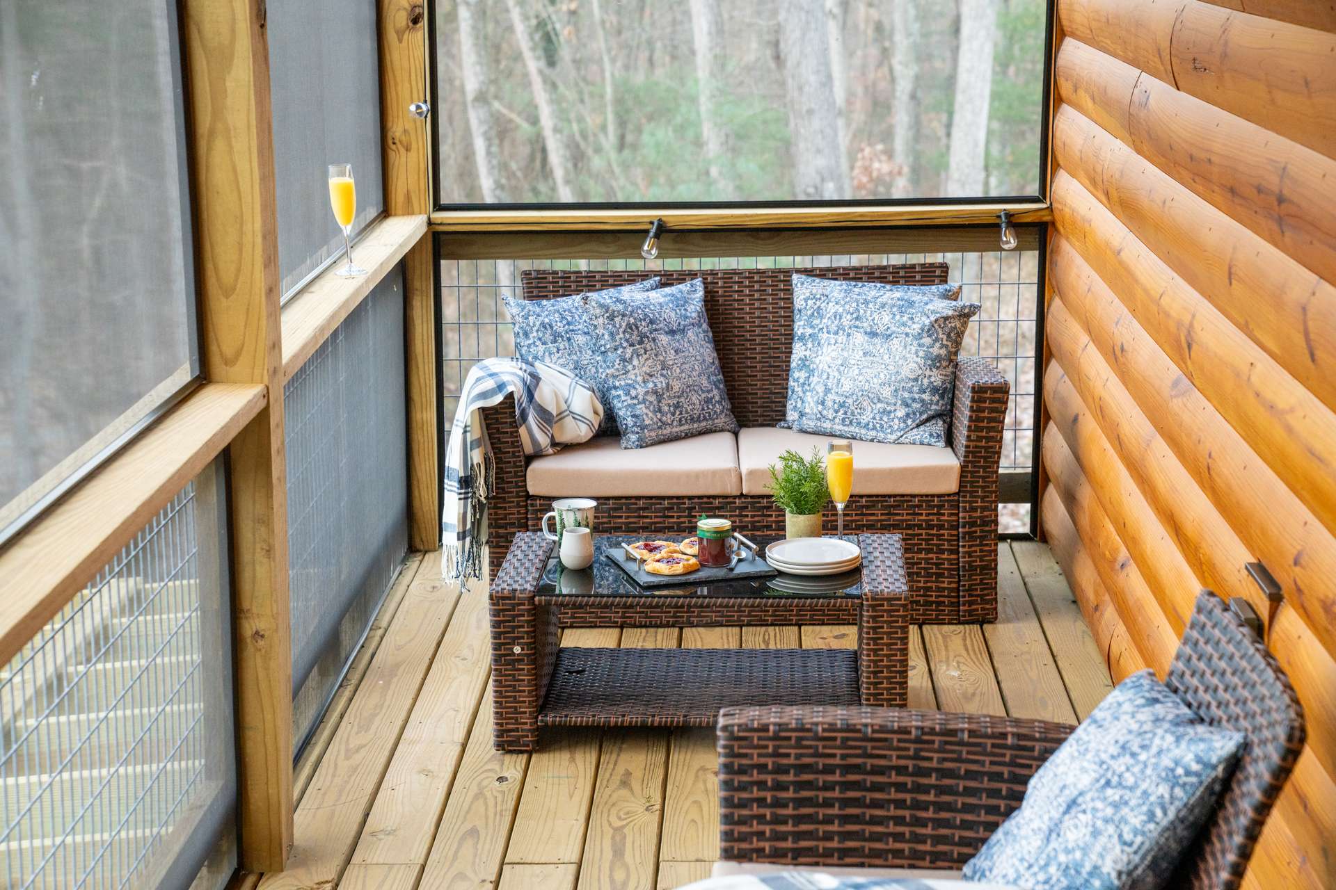 Screened porch