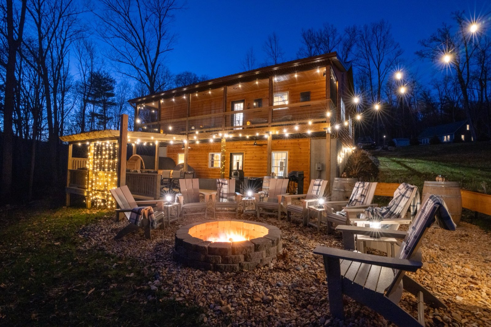 Cabin from deck