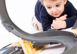 Boy and Racetrack