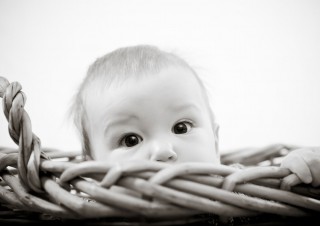 Baby in a Basket